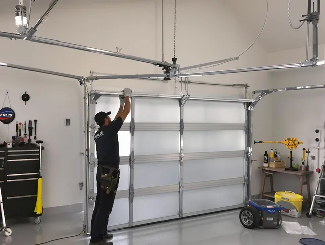 Tamiami Garage Door Repair certified team performing precision garage door installation in Tamiami