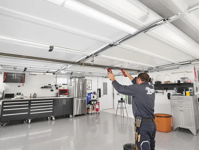Overhead garage door repair service by Tamiami Garage Door Repair in Tamiami