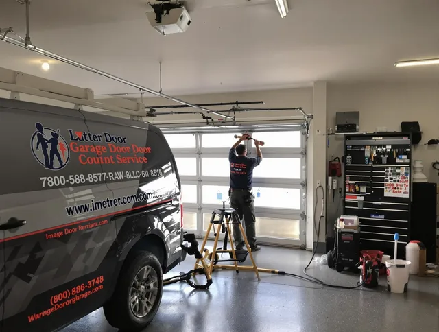 Tamiami Garage Door Repair team performing same-day garage door repair in Tamiami
