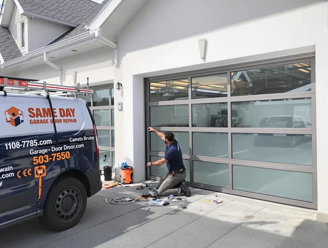 Same-day garage door repair service by Tamiami Garage Door Repair in Tamiami